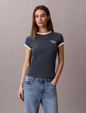 1989 Logo Slim Ringer T-Shirt