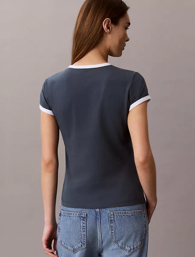 1989 Logo Slim Ringer T-Shirt 1989 Logo Slim Ringer T-Shirt