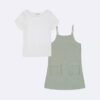 2-teiliges Tank-Kleid für Mädchen 2-teiliges Tank-Kleid für Mädchen