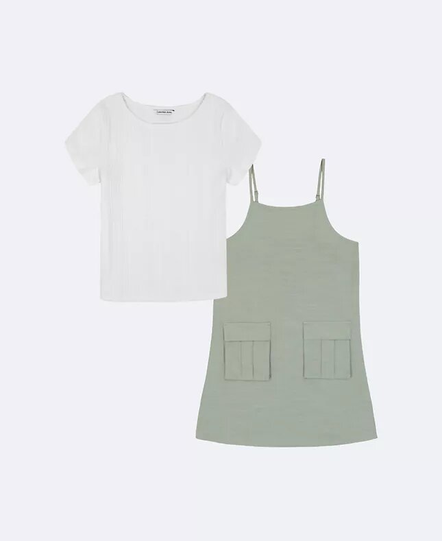 2-teiliges Tank-Kleid für Mädchen 2-teiliges Tank-Kleid für Mädchen