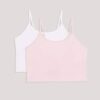 2er-Pack Camisole mit integrierten Trägern für Mädchen 2er-Pack Camisole mit integrierten Trägern für Mädchen