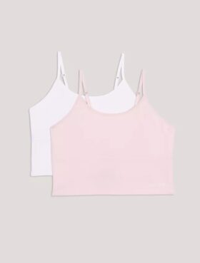 2er-Pack Camisole mit integrierten Trägern für Mädchen
