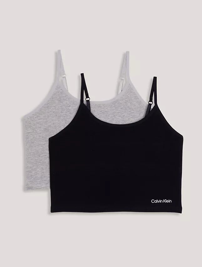 2er-Pack Camisole mit integrierten Trägern für Mädchen 2er-Pack Camisole mit integrierten Trägern für Mädchen