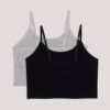 2er-Pack Camisole mit integrierten Trägern für Mädchen 2er-Pack Camisole mit integrierten Trägern für Mädchen