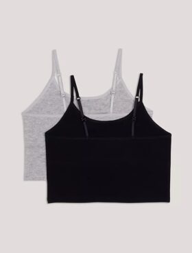 2er-Pack Camisole mit integrierten Trägern für Mädchen