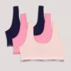 3er-Pack Bralettes aus Cotton Stretch für Mädchen 3er-Pack Bralettes aus Cotton Stretch für Mädchen