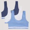 3er-Pack Bralettes aus Cotton Stretch für Mädchen 3er-Pack Bralettes aus Cotton Stretch für Mädchen
