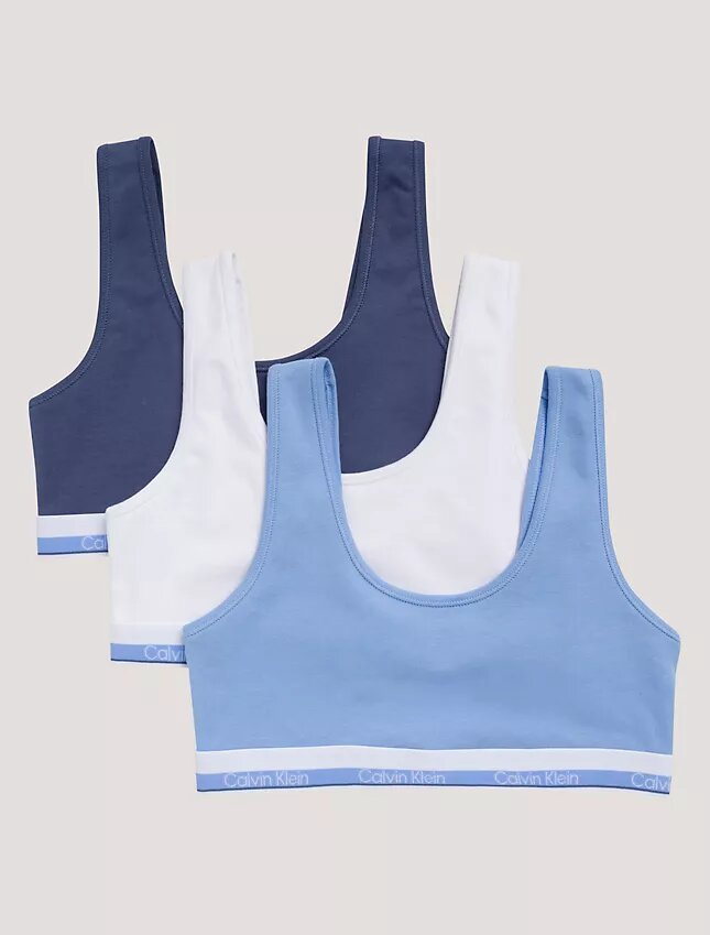 3er-Pack Bralettes aus Cotton Stretch für Mädchen 3er-Pack Bralettes aus Cotton Stretch für Mädchen