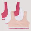3er-Pack Bralettes aus Cotton Stretch für Mädchen 3er-Pack Bralettes aus Cotton Stretch für Mädchen
