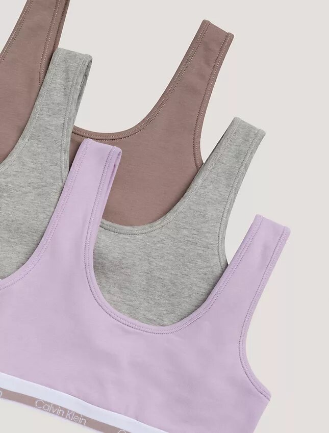 3er-Pack Bralettes aus Cotton Stretch für Mädchen 3er-Pack Bralettes aus Cotton Stretch für Mädchen