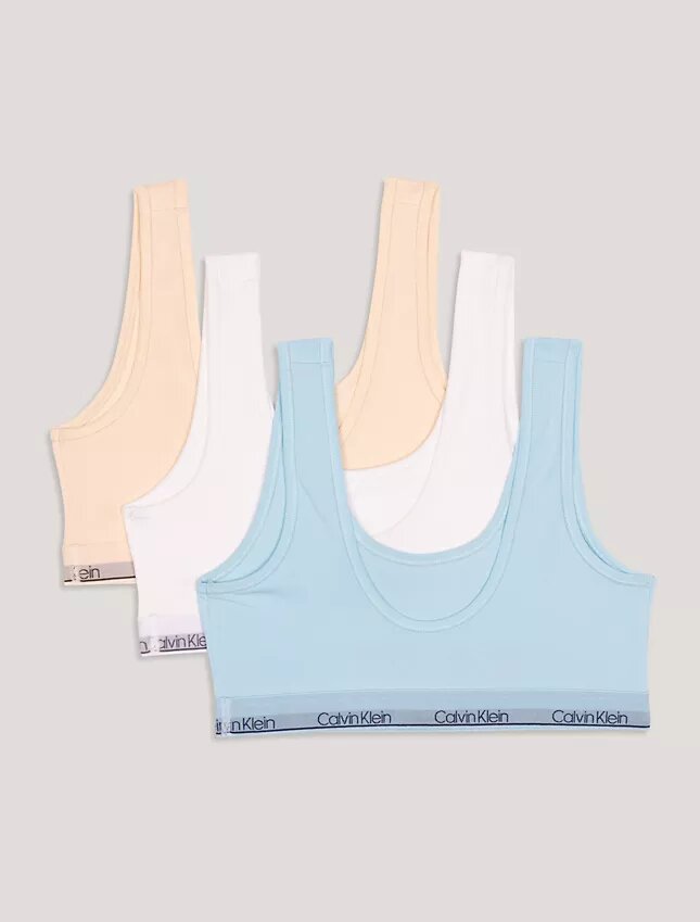 3er-Pack Bralettes mit U-Ausschnitt für Mädchen 3er-Pack Bralettes mit U-Ausschnitt für Mädchen