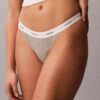 3er-Pack Cotton Stretch-Ripp-Thong aus Baumwolle