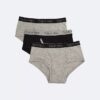 3er-Pack Cotton Stretch-Slips für Jungen mit Logo