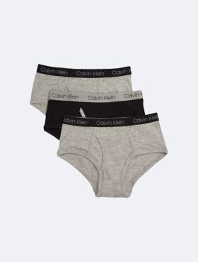 3er-Pack Cotton Stretch-Slips für Jungen mit Logo