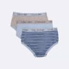 3er-Pack Cotton Stretch-Slips für Jungen mit Logo