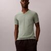 3er-Pack Slim-Fit-T-Shirts mit V-Ausschnitt aus Cotton Stretch-Mischung