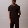 3er-Pack Slim-Fit-T-Shirts mit V-Ausschnitt aus Cotton Stretch-Mischung