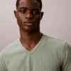 3er-Pack Slim-Fit-T-Shirts mit V-Ausschnitt aus Cotton Stretch-Mischung