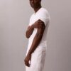 3er-Pack Slim-Fit-T-Shirts mit V-Ausschnitt aus Cotton Stretch-Mischung