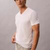 3er-Pack Slim-Fit-T-Shirts mit V-Ausschnitt aus Cotton Stretch-Mischung