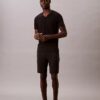 3er-Pack Slim-Fit-T-Shirts mit V-Ausschnitt aus Cotton Stretch-Mischung