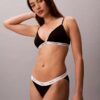 3er-Pack String-Bikini aus Cotton Stretch-Rippstoff 3er-Pack String-Bikini aus Cotton Stretch-Rippstoff