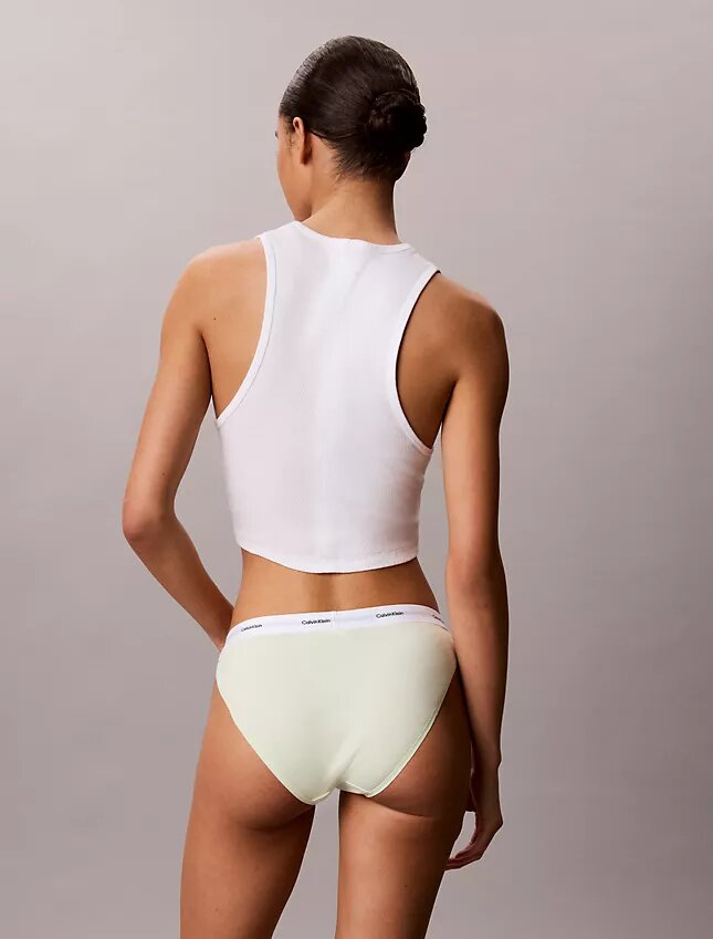 3er-Pack String-Bikini aus Cotton Stretch-Rippstoff 3er-Pack String-Bikini aus Cotton Stretch-Rippstoff