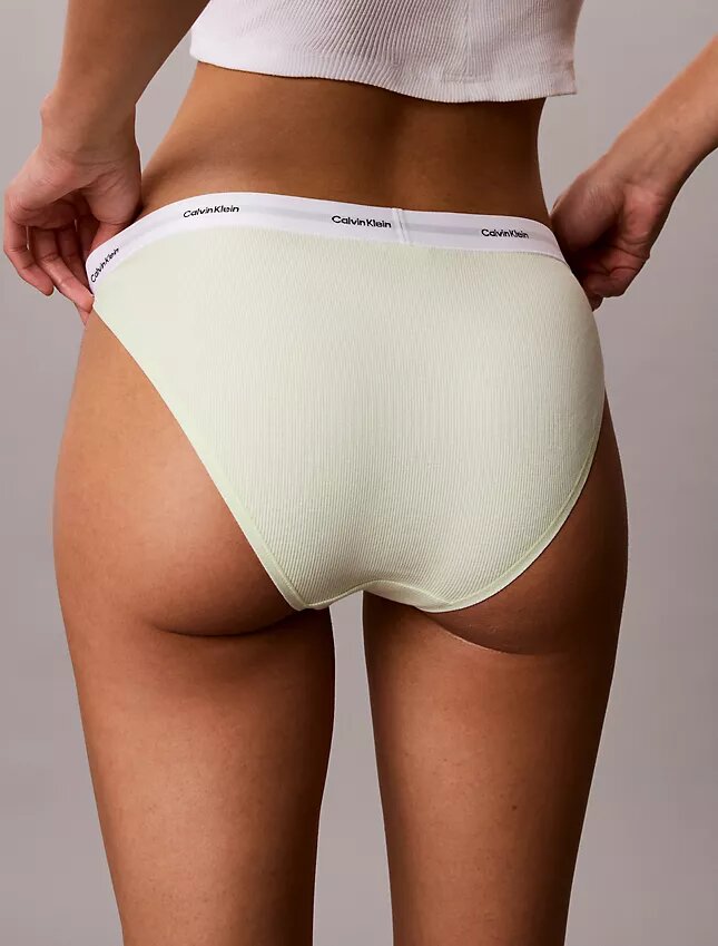 3er-Pack String-Bikini aus Cotton Stretch-Rippstoff 3er-Pack String-Bikini aus Cotton Stretch-Rippstoff