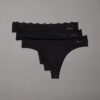 3er-Pack Thong aus Stretch-Microfiber mit Spitze 3er-Pack Thong aus Stretch-Microfiber mit Spitze