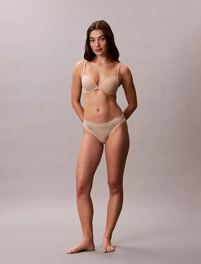 3er-Pack Thong aus Stretch-Microfiber mit Spitze 3er-Pack Thong aus Stretch-Microfiber mit Spitze