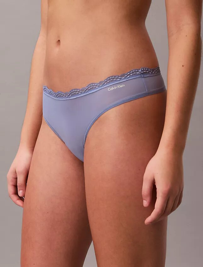 3er-Pack Thong aus Stretch-Microfiber mit Spitze 3er-Pack Thong aus Stretch-Microfiber mit Spitze