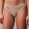 3er-Pack Thong aus Stretch-Microfiber mit Spitze 3er-Pack Thong aus Stretch-Microfiber mit Spitze