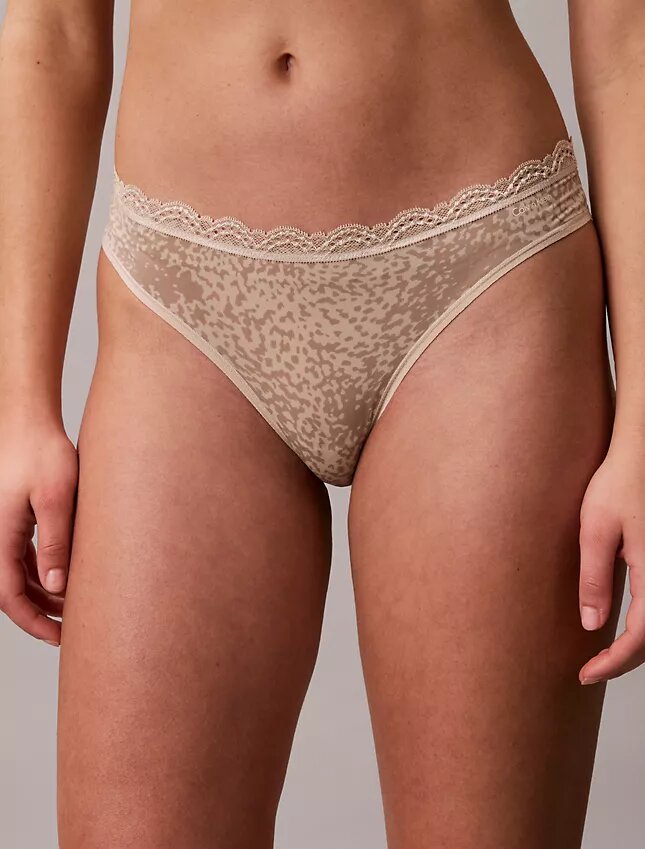 3er-Pack Thong aus Stretch-Microfiber mit Spitze 3er-Pack Thong aus Stretch-Microfiber mit Spitze