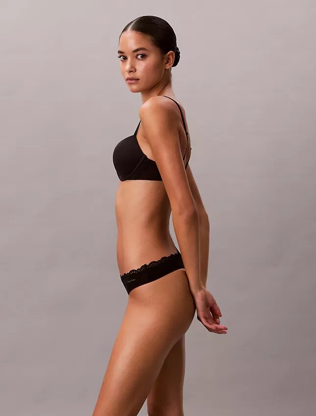 3er-Pack Thong aus Stretch-Microfiber mit Spitze 3er-Pack Thong aus Stretch-Microfiber mit Spitze