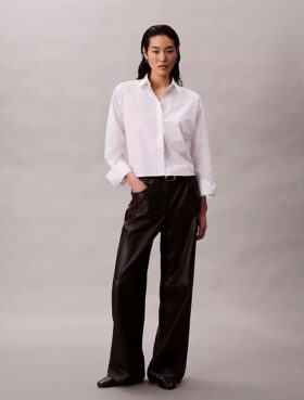 5-Pocket-Hose aus Kunstleder