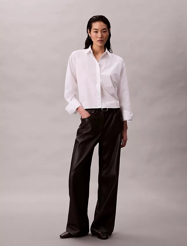 5-Pocket-Hose aus Kunstleder 5-Pocket-Hose aus Kunstleder