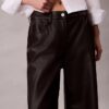 5-Pocket-Hose aus Kunstleder 5-Pocket-Hose aus Kunstleder
