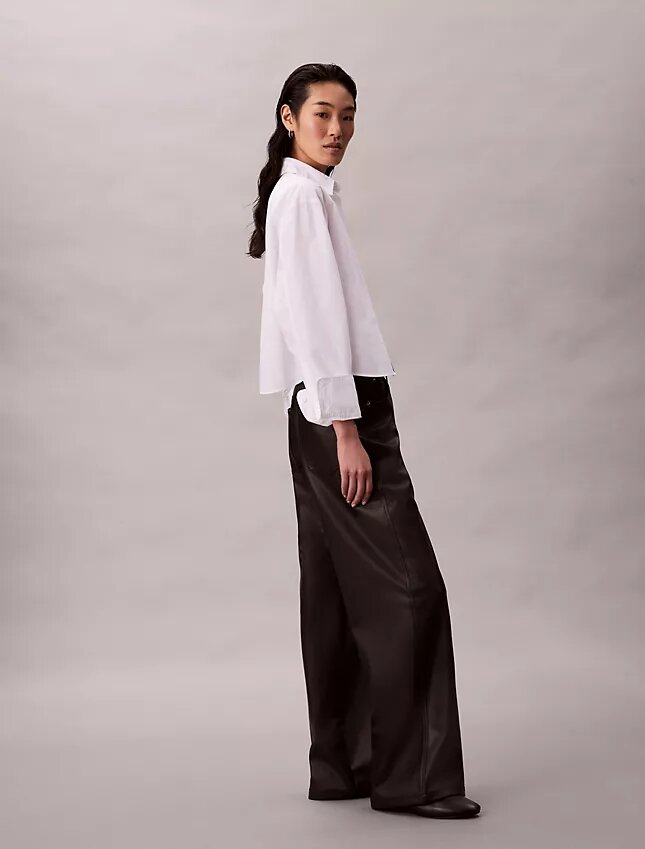 5-Pocket-Hose aus Kunstleder 5-Pocket-Hose aus Kunstleder