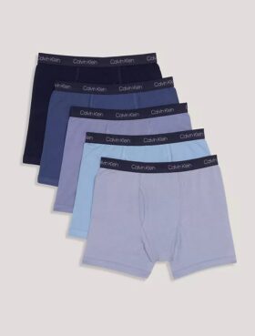 5er-Pack Boxer Briefs für Jungen in Uni-Farben