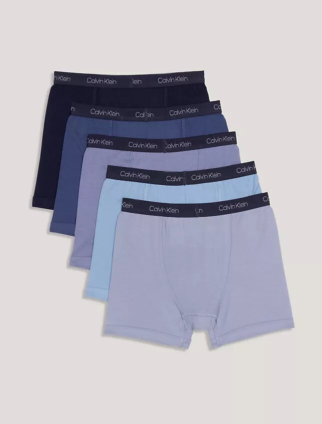 5er-Pack Boxer Briefs für Jungen in Uni-Farben 5er-Pack Boxer Briefs für Jungen in Uni-Farben