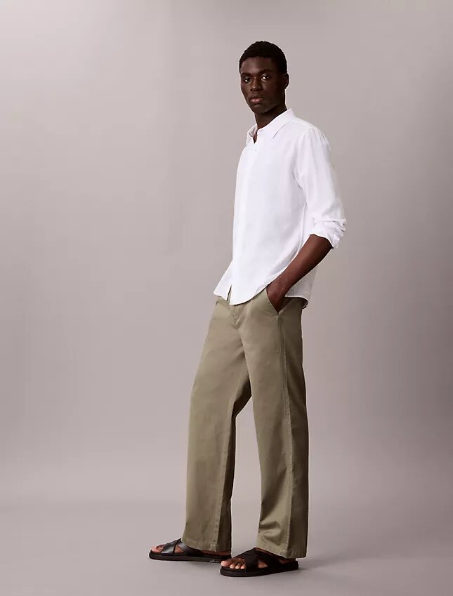 90er-Jahre-Baggy-Chino-Hose 90er-Jahre-Baggy-Chino-Hose