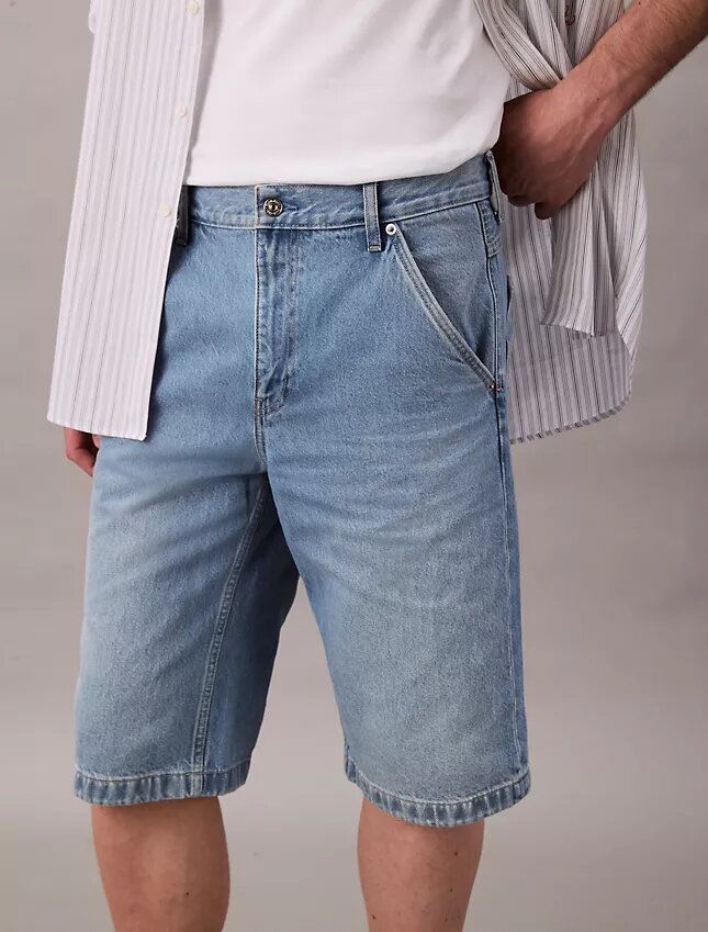90er-Jahre-Denim-Carpenter-Shorts 90er-Jahre-Denim-Carpenter-Shorts