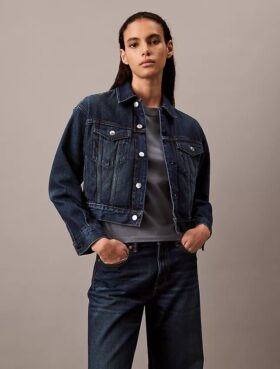 90er-Jahre-Denim-Trucker Jacket