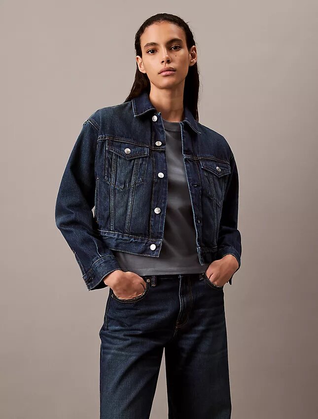 90er-Jahre-Denim-Trucker Jacket 90er-Jahre-Denim-Trucker Jacket