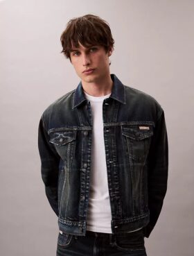 90er-Jahre-Denim-Trucker Jacket