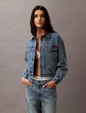 90er-Jahre-Denim-Trucker Jacket
