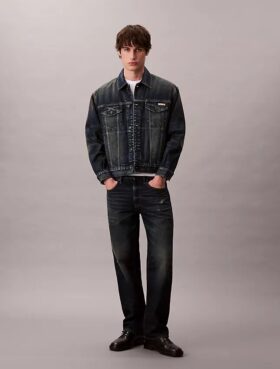 90er-Jahre-Denim-Trucker Jacket
