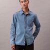 90er-Jahre-Emblem-Denim-Overshirt 90er-Jahre-Emblem-Denim-Overshirt