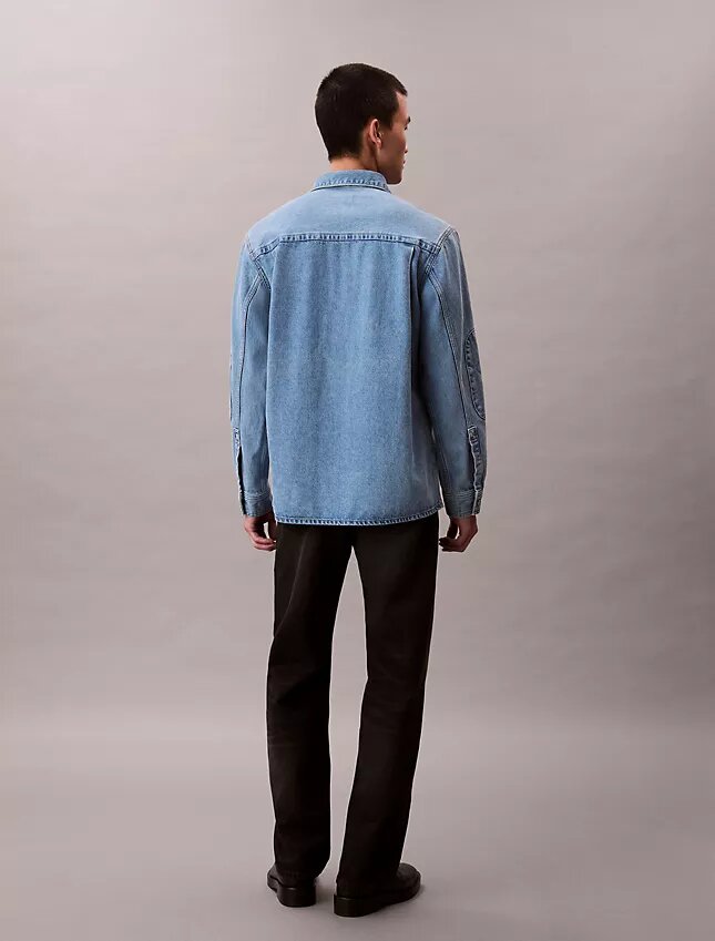 90er-Jahre-Emblem-Denim-Overshirt 90er-Jahre-Emblem-Denim-Overshirt