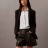 90er-Jahre-Shorts aus Kunstleder 90er-Jahre-Shorts aus Kunstleder